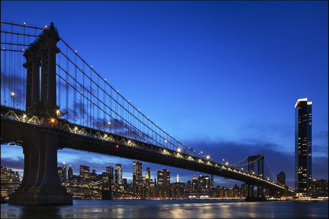 A photo of the Brooklyn Bridge
